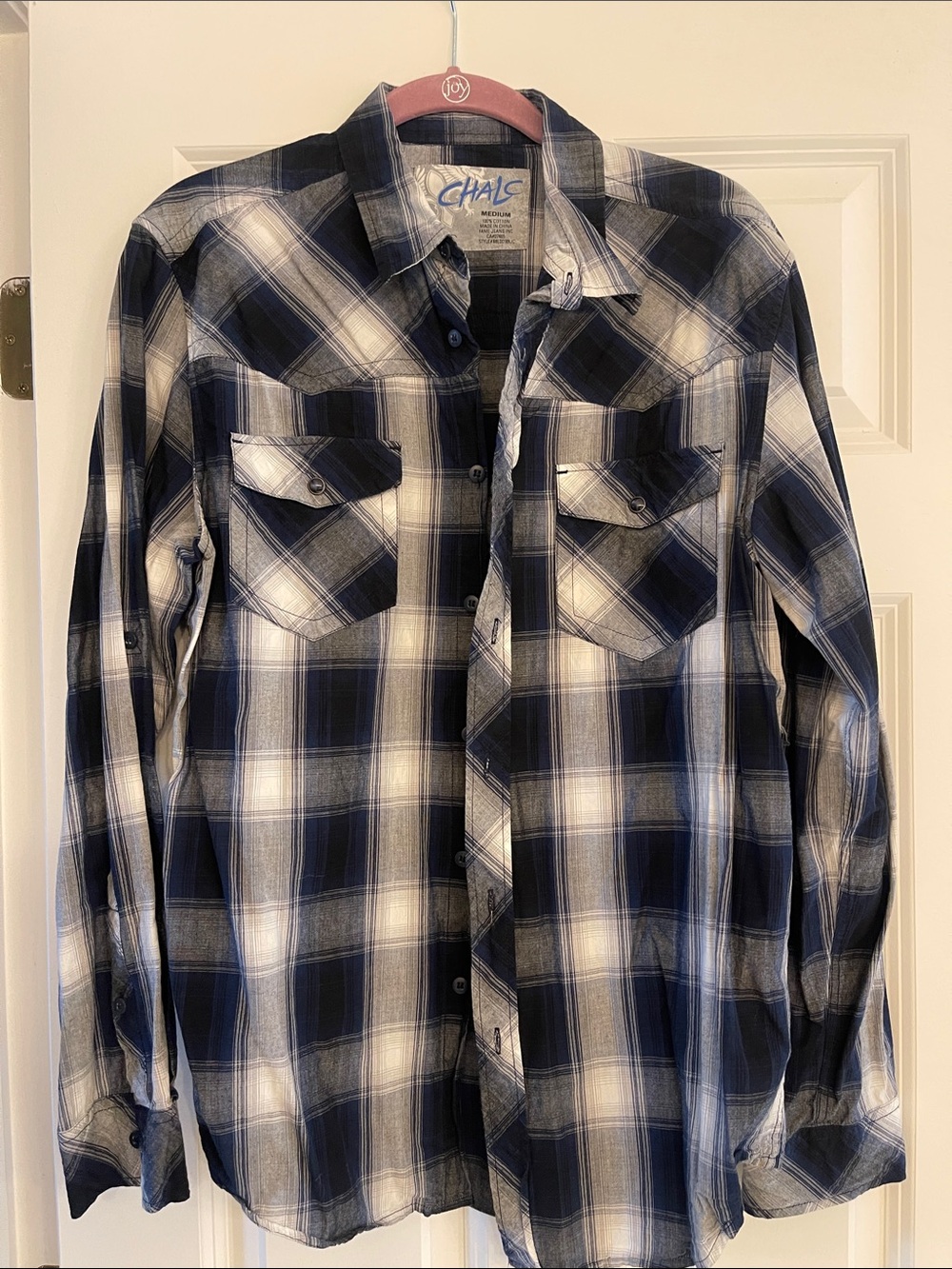 Plaid Button Up Chalc